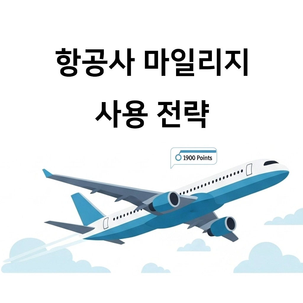 항공사 마일리지 제도와 마일리지 사용 전략
